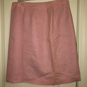 Vintage pink pencil skirt